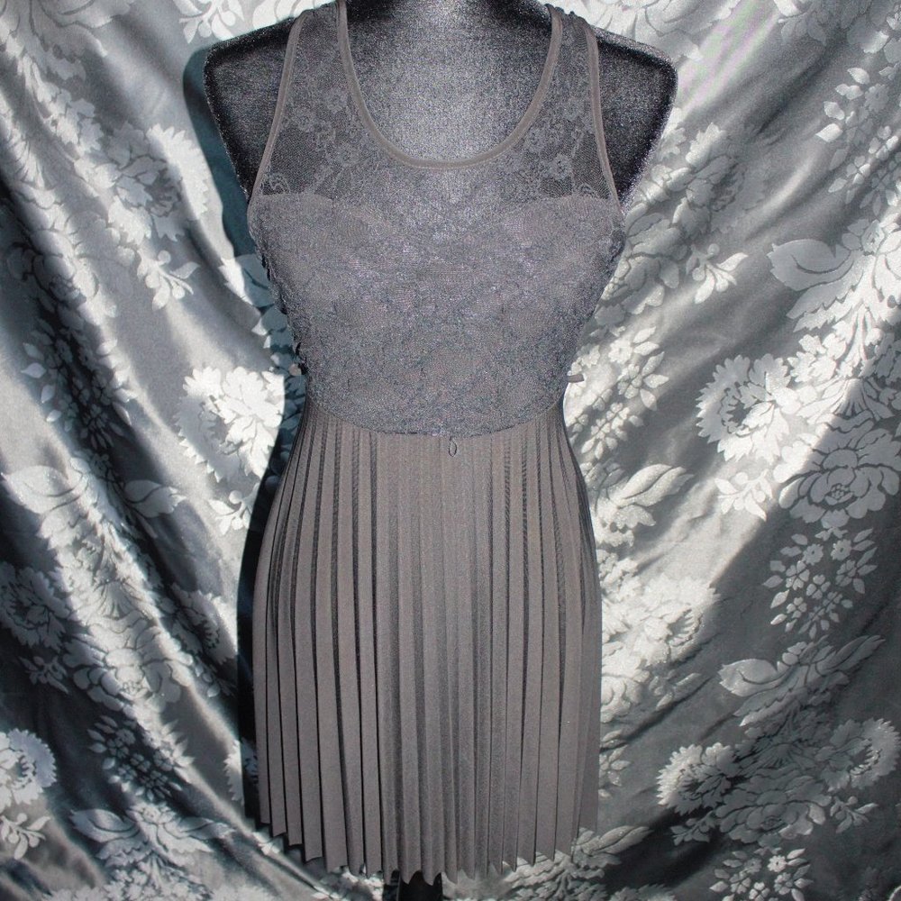 Deb Black and Lace High low Dress